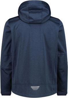 Rückansicht von CMP Softshelljacke Herren b.blue mel-bluestone