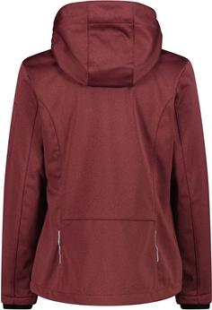 Rückansicht von CMP Softshelljacke Damen peony mel.
