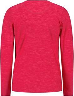 Rückansicht von CMP Langarmshirt Kinder carminio melange