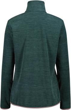 Rückansicht von CMP Fleecejacke Damen trek green melange