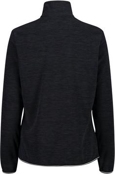 Rückansicht von CMP Fleecejacke Damen nero melange