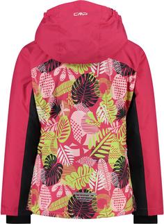 Rückansicht von CMP Skijacke Kinder carminio-pink