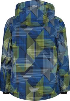 Rückansicht von CMP Skijacke Kinder blue royal-bblue-winter sun