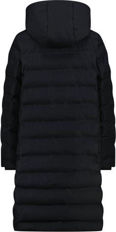 Rückansicht von CMP Steppmantel Damen nero