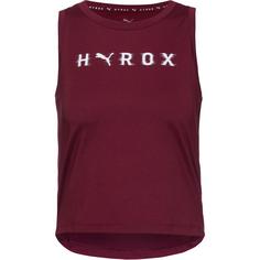 PUMA Hyrox Cloudspun Croptop Damen ruby shimmer