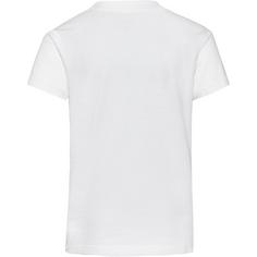 Rückansicht von adidas BIG LOGO T-Shirt Kinder white-pink fusion