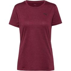 PUMA Tad Essential Funktionsshirt Damen ruby shimmer heather