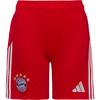 adidas FC Bayern M&uuml;nchen 25-26 Heim Fu&szlig;ballshorts Kinder - red