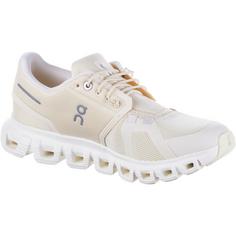 Rückansicht von On Cloud 6 Sneaker Damen castor-ivory