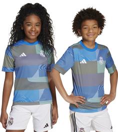 Rückansicht von adidas Real Madrid 25-26 Fanshirt Kinder blubir