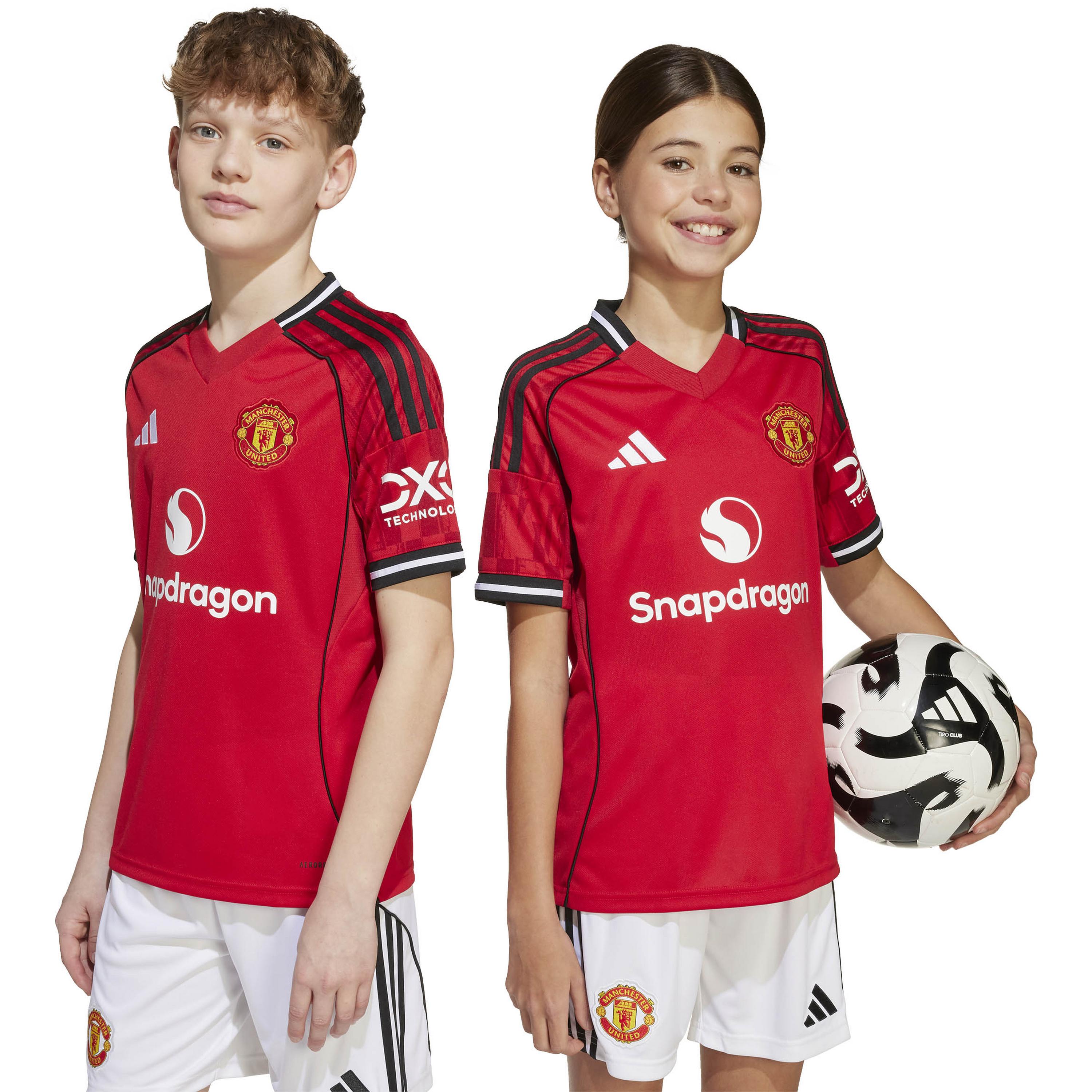 Thumbnail - adidas Manchester United 25-26 heim Teamtrikot Kinder