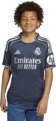 Rückansicht von adidas Real Madrid 25-26 auswärts Fußballtrikot Kinder legink