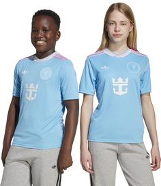 Rückansicht von adidas Inter Miami CF Fußballtrikot Kinder seblbu