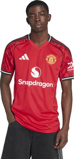 Rückansicht von adidas Manchester United 25-26 Heim Fußballtrikot Herren mufred
