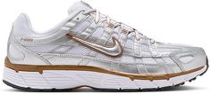 Nike P-6000 Sneaker Damen white-metallic silver-lt british tan