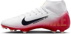 Rückansicht von Nike ZM SUPERFLY 10 ACAD FG-MG LV8 Fußballschuhe Damen university red-dark obsidian