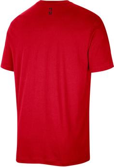Rückansicht von Nike Chicago Bulls Fanshirt Herren university red