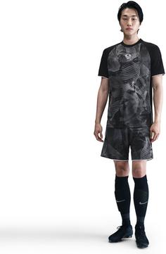 Rückansicht von Nike Academy- Funktionsshirt Herren anthracite-black-white-white