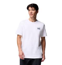 Rückansicht von Columbia Explores Canyon T-Shirt Herren white-peaks and waves