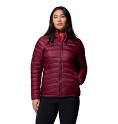 Rückansicht von Columbia Corelite Daunenjacke Damen rich wine
