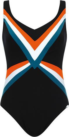 Sunflair Badeanzug Damen schwarz-multicolor