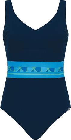 Sunflair Badeanzug Damen nachtblau-türkis