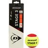 Dunlop STAGE 3 Tennisball Kinder - yellow-red