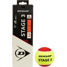 Dunlop STAGE 3 Tennisball Kinder yellow-red
