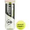 Dunlop Stage 1 Tennisball Kinder - yellow-green