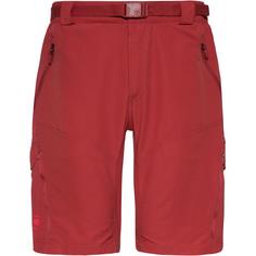 Rückansicht von Endura Hummvee Fahrradshorts Herren brick red