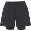 On 3" Performance 2-1 Shorts Funktionsshorts Damen - black