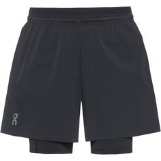 On Performance 2in1 Short Funktionsshorts Damen black