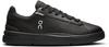 On THE ROGER Advantage Sneaker Damen - black-black