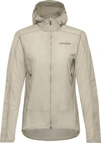 GOREWEAR Fernflow Hooded Funktionsjacke Damen - tech beige