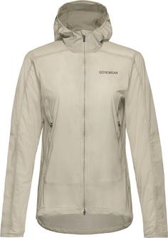 GOREWEAR Fernflow Hooded Funktionsjacke Damen tech beige