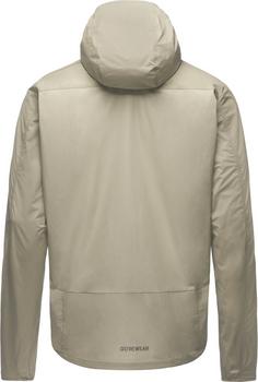 Rückansicht von GOREWEAR Fernflow Hooded Funktionsjacke Herren tech beige