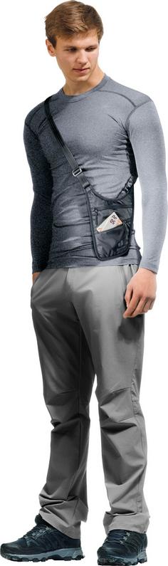 Rückansicht von Deuter Security Holster Brustbeutel black