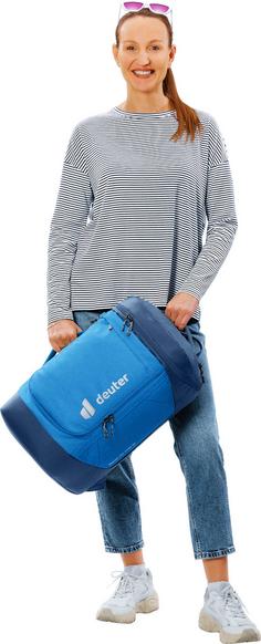 Rückansicht von Deuter Duffel Pro Pack 30 Reiserucksack neptune-nightblue