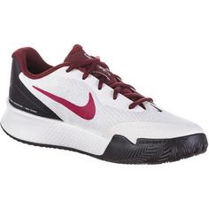 Rückansicht von Nike VAPOR LITE 3 CLAY Tennisschuhe Damen pale ivory-rush pink-sail-team red
