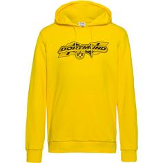 PUMA Borussia Dortmund Hoodie Herren faster yellow-puma black