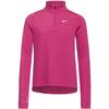 Nike Dri-FIT 1-4-Zip Funktionsshirt M&auml;dchen - sweet beet-white