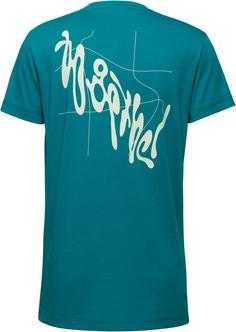 Rückansicht von Mammut Massone T-Shirt Herren deep teal