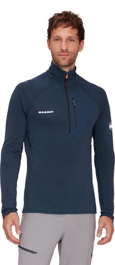 Rückansicht von Mammut Anergy Langarmshirt Herren marine