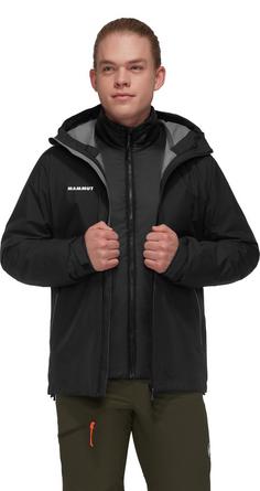 Rückansicht von Mammut Alto Light 3 in 1 Doppeljacke Herren black-black