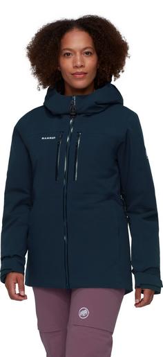 Rückansicht von Mammut Stoney Skijacke Damen marine