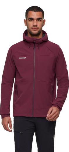 Rückansicht von Mammut Ultimate Comfort Softshelljacke Herren vin