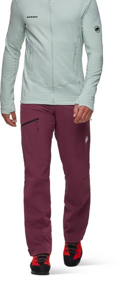 Rückansicht von Mammut Taiss Guide Softshellhose Herren vin