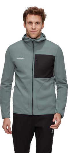 Rückansicht von Mammut Tamaro Fleecejacke Herren strata-black
