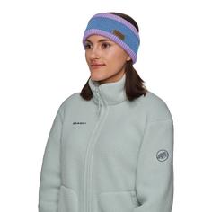 Rückansicht von Mammut Snow Stirnband Damen lavandin-deep teal