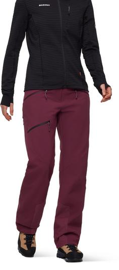 Rückansicht von Mammut Taiss Guide Softshellhose Damen vin